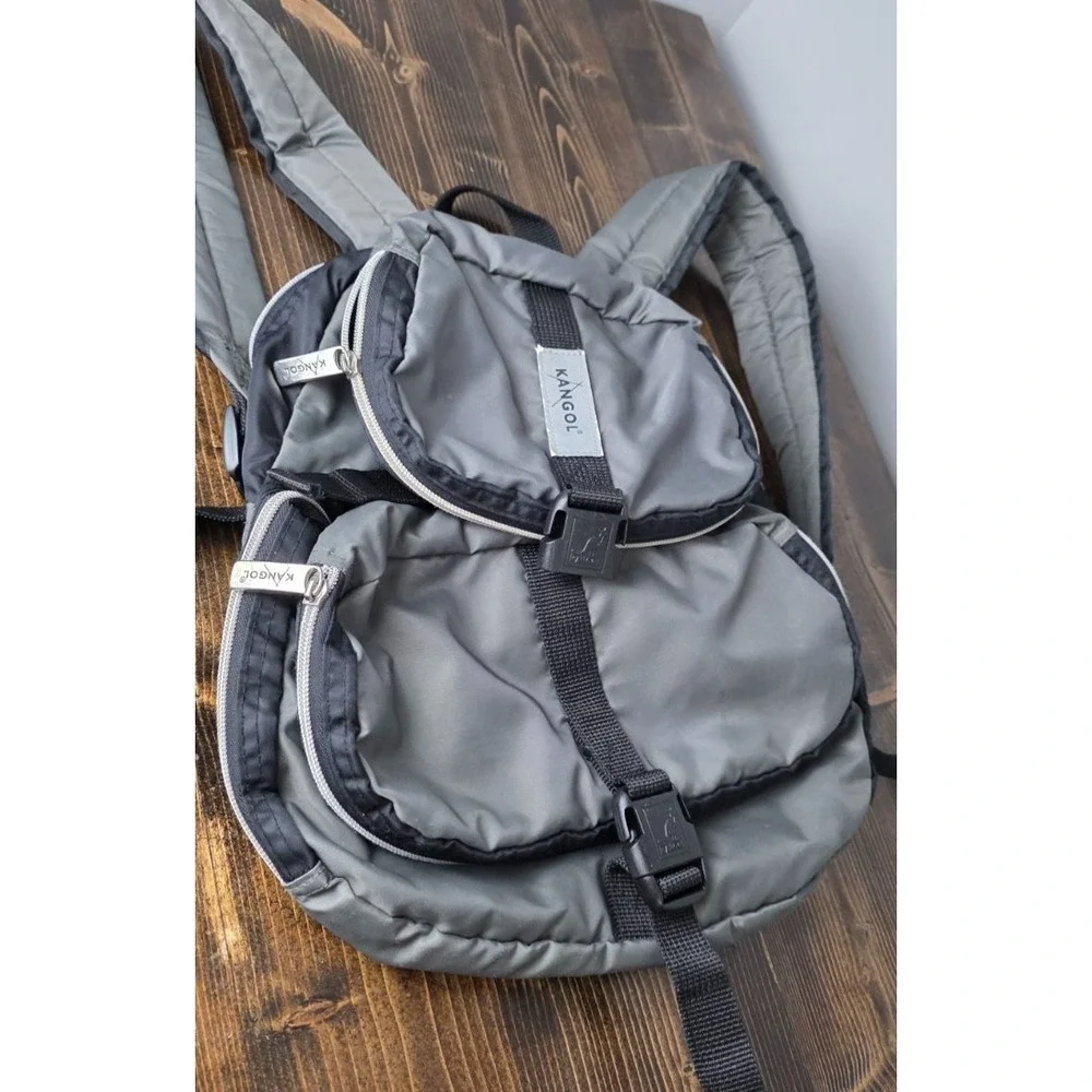 KANGOL Multi-Pocket Gray‎ Travel Backpack
